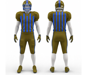 Fabricante de Camisetas de Fútbol Americano Sublimadas Personalizadas, Proveedor de Uniformes de Equipo OEM |   Ropa Deportiva Transpirable de Poliéster - Product Image 2