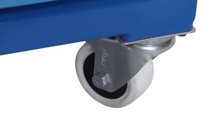 Chariot à outils avec 4 et 5 tiroirs, unité de stockage mobile industrielle avec système de verrouillage centralisé et roues - Product Image 5