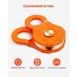 Sistema verricello per recupero fuoristrada per impieghi gravosi 30 T con blocco di recupero e resistenza al taglio di 66.000 libbre per fune da 0,4 pollici e 0,55 pollici - Product Image 6