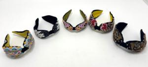 Handmade Embroidered Fabric Hair Band Colorful Beaded <b>Headband</b> Fashion Accessory for <b>Women</b> Girls Conifer 6.5cm - Product Image 2
