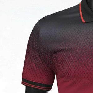 Polo pour hommes en polyester et coton, uni, vierge, prix usine, avec logo personnalisé imprimé, grandes tailles, polos personnalisés - Product Image 5
