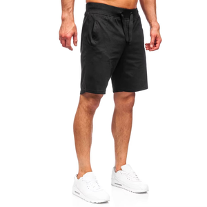 Shorts de sport respirants à taille élastique, tissu doux, style entraînement et détente, personnalisables OEM, minimalistes, noirs, les plus vendus - Product Image 4