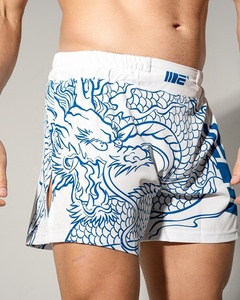 Pantalones Cortos de Boxeo y MMA Sublimados Personalizados de Última Tendencia, Nuevo Diseño de Leopardo, Ropa Deportiva Unisex de Artes Marciales, 100% Poliéster - Product Image 3