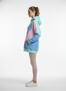 Sudadera con Capucha de 350 GSM, Personalizada con Estampado Puff, Logotipo Bordado, Felpa de Algodón, Estilo Urbano, Talla Grande para Mujer - Product Image 5