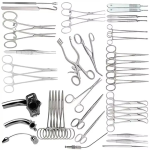 34 Pcs Professional Manual Stainless Steel Tracheostomy Surgical <b>Instrument</b> Set CCC Certified OEM Private Label By Grip Surgical - Product Image 2