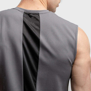 AMERICAN TRENCH CLOTHING Quick Dry Marathon <b>Running</b> Club <b>Singlet</b> Breathable Gym Mesh Seamless Vest Men Tank Tops 100% Polyester - Product Image 5