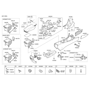 Repuesto Nuevo para Auto y Camioneta Sonata, Lado Derecho 846753S300RY - Product Image 2