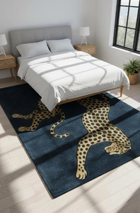 Tapis KNOT RUG en laine tuftée à la main, haute qualité, motif animal moderne, fait main, écologique, pour salon, chambre d'enfant, hôtels, bureau - Product Image 2