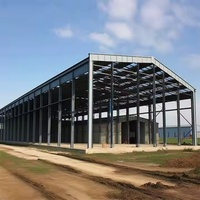 QCF245 Struktur Baja Rangka Logam Prefabrikasi Bentangan Lebar untuk Daur Ulang dengan Panel Sandwich Fiberglass untuk Pusat Olahraga dan Showroom
