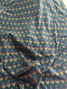Tela de terciopelo de algodón verde azulado de lujo para tapicería, decoración del hogar, material de tela de terciopelo, tela de alta calidad - Product Image 3