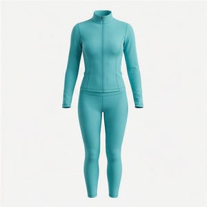 Premium Quality Gym Wear Set Women Sport Custom Fitness High Waist Shorts <b>Zip</b> <b>Up</b> <b>Jacket</b> Yoga Three Piece Clothes Suit - Product Image 1