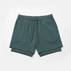 Shorts de sport 2-en-1 pour homme avec poche pour téléphone, séchage rapide, pour la course à pied, la musculation et le fitness - Product Image 3