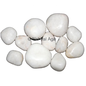Piedras de Ágata Blanca Premium, Naturales, Pulimentadas, Decorativas, Curativas, al por Mayor, Fabricante, Exportador - Product Image 1