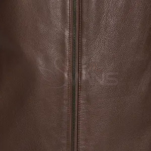 Custom Made Men's <b>Winter</b> <b>Leather</b> <b>Jacket</b> with Custom Design Breathable Front Logo - Product Image 6