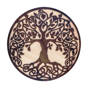 Artisanat Vue Naturelle Support de Rangement Mural en Bois Sculpté pour Tenir des Pots de Fleurs Bel Art Mural-Acheter maintenant! - Product Image 1