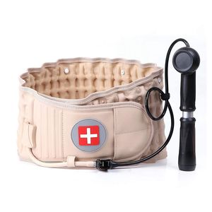Dispositivo di Trazione ad Aria con Pompa Manuale, Cuscino di Estensione per Decompressione, Supporto Lombare per la Colonna Vertebrale, Sollievo dal Dolore alla Schiena per Uomini e Donne - Product Image 1