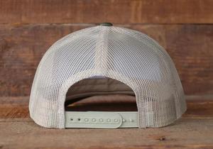 Gorra trucker de malla tejida al por mayor, de 6 paneles, de alta calidad, con perfil medio estructurado y visera curva, hecha en Vietnam. - Product Image 4