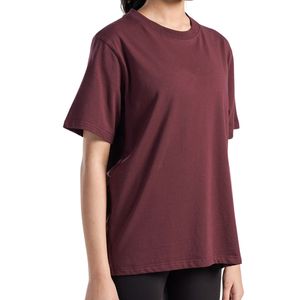 Custom Women Oversized T Shirt Loose Fit Short Sleeve Crew Neck Top Casual Gym Fitness Workout Yoga <b>Running</b> Comfortable Tee - Product Image 1