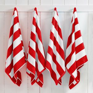 ผ้าขนหนูอาบน้ำลายทางพรีเมียม 400 GSM 70x150 ซม. นุ่ม ซึมซับเร็ว สำหรับชายหาด สระว่ายน้ำ รีสอร์ท เยอรมนี ขายส่ง ผู้ผลิต OEM - Product Image 3