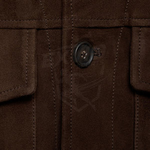 Veste en daim décontractée intemporelle, texture raffinée, confortable à porter, conçue pour les voyages et la mode de tous les jours - Product Image 6