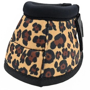 Protège-pattes pour chevaux en PVC à imprimé léopard personnalisé avec design protecteur et fermeture auto-agrippante, taille XS - Product Image 2