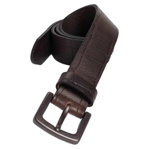 Cinturones de Estilo Antiguo, Cinturón de Cuero Genuino Personalizado OEM, Cinturones de Moda Masculinos de Alta Calidad, Estilo Occidental - Product Image 1