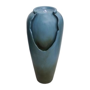 Fontana Elettrica da Giardino Alta 30,7 cm con Luce LED e Pompa, Decorazione per Interni ed Esterni, Vaso d'Acqua Resistente ed Elegante - Product Image 6