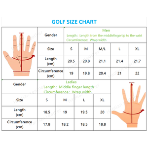 Gants de golf en cuir véritable sur mesure OEM, gants de golf en cuir Cabretta de qualité supérieure à doigts complets, accessoires de golf à marque privée - Product Image 5