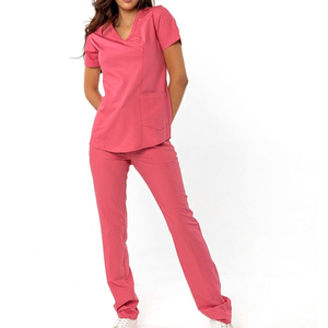 Ensembles de blouses d'infirmière respirantes de qualité supérieure pour femmes, pantalons droits, uniformes d'hôpital pour grandes tailles, jolies tenues d'infirmière, uniformes médicaux - Product Image 2