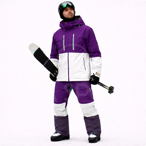 Traje de Esquí en Oferta, Conjunto de Chaqueta y Pantalones para Snowboard, Impermeable, Cortavientos, Ropa de Esquí para Exteriores, Proveedor - Product Image 1