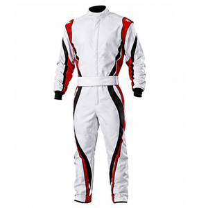 Men's Black <b>Red</b> White Full Sleeve Flame Resistant Quick Dry Racing <b>Suit</b> Breathable All Seasons Motorcycle Wear - Product Image 3