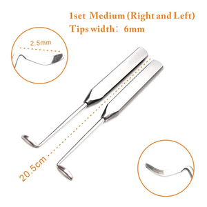 Raspador periostal Doyen premium de 17 cm, curvo, derecho/izquierdo, de acero inoxidable, elevador de costilla costal, herramientas quirúrgicas ortopédicas CE - Product Image 4