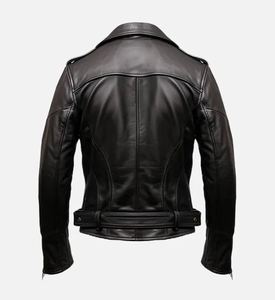 Top Luxury Men Fashion Leather <b>Jacket</b> Casual Streetwear <b>Slim</b> <b>Fit</b> Outerwear Supplier Leather <b>Jacket</b> - Product Image 6