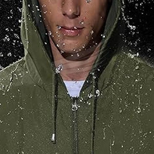 Chaqueta Impermeable con Capucha para Hombre, Estilo 2026, Transpirable, de Nailon/Poliéster, con Logotipo Frontal, Estilo Urbano, Hecha en Pakistán - Product Image 5