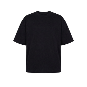 เสื้อยืดผู้ชายสไตล์วินเทจ ผ้าฝ้ายถัก 100% ลายตัวอักษรพร้อมโลโก้ คอกลม ทรงปกติ แขนสั้น - Product Image 2