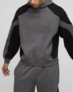 Survêtement de luxe de haute qualité, style lourd, sweat-shirt et pantalon personnalisés, essentiels pour hommes, sweat-shirt à capuche, deux couleurs - Product Image 3