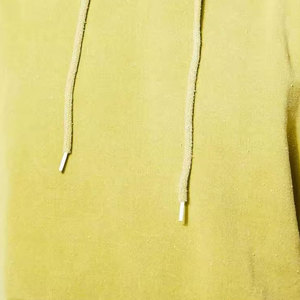 Hoodie court épais en molleton bouclette à épaules tombantes, impression personnalisée sérigraphiée, style streetwear - Product Image 6