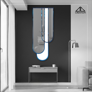 Decor your space with premium S S PVD frame <b>mirror</b>, a masterpiece of modern design specifically designed for ceiling mounting - Product Image 4