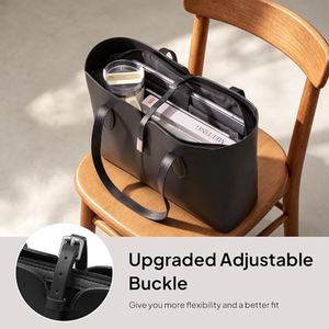 <b>Women</b>’s 15.6-Inch <b>Laptop</b> <b>Tote</b> Bag, Work Handbag with Removable <b>Laptop</b> Sleeve, Large Capacity Office Shoulder Bag - Product Image 3