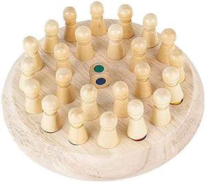 Jeu de mémoire en bois artisanal avec bâtonnets, jeu de société de mémoire coloré pour enfants, jouet de développement logique pour garçons et filles - Product Image 4