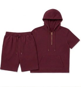 Ensemble sweat à capuche et short Vibe Street Clothes, vêtements décontractés style côte ouest, coton peigné de qualité supérieure. - Product Image 5