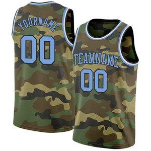 Maillot de basketball personnalisé à motif camouflage, impression par transfert thermique, antibactérien, sans manches, options de nom d'équipe, logo et position - Product Image 4