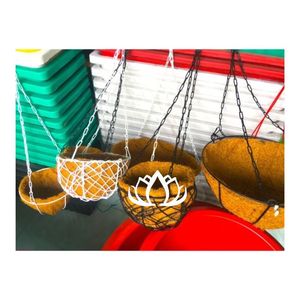 IN HIGH DEMAND Coir Hanging Pot 2026 Coconut Fiber <b>Basket</b> for plant growing and decor <b>display</b> breathable airflow - Product Image 1