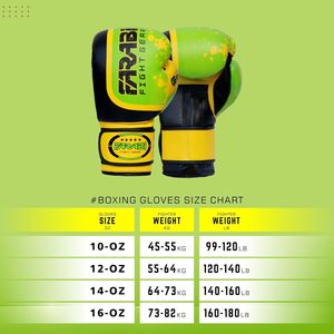 ถุงมือชกมวยหนัง PU น้ำหนักเบา Farabi บุเจลสำหรับฝึกซ้อมข้อมือ ถุงมือ MMA มวยไทย คิกบ็อกซิ่ง - Product Image 6