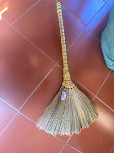 SOFT GRASS <b>BROOM</b> STICK Material Straw <b>Broom</b> <b>Broom</b> Decor Home Decor Handicraft - Product Image 2