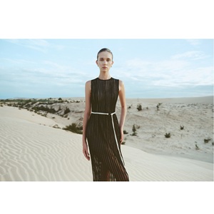 Nouvelle Tendance Robes de Soirée Luxueuses Support ODM LUNAIRIS GOWNS DRESS Robes Longues Sans Manches Décontractées pour Femmes en 100% COTON - Product Image 3