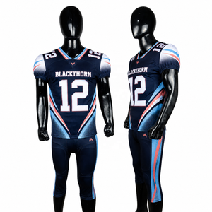 Conjuntos de Uniformes de Fútbol Americano Personalizados, Jersey Sublimado, Uniforme Ajustado para Hombre, 100% Poliéster/Spandex, Números en Twill - Product Image 5