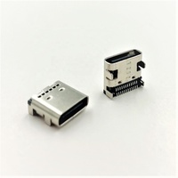 Connecteur USB Type C Femelle 6 Broches, Livraison Directe Usine, Certifié RoHS, Marque LITE, Modèle 142324-0110-15R, 3A