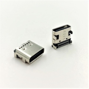 Trong Kho Nhà Máy Giao hàng trực tiếp <span class=keywords><strong>USB</strong></span> Loại C nữ 6 pin nối 3A đánh giá RoHS compliant - Product Image 4