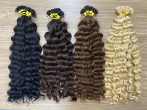 Extensiones de Cabello Remy de Queratina Italiana UVIFlat Tip, Cabello Humano Vietnamita de Alta Calidad con Cutícula Alineada - Product Image 3
